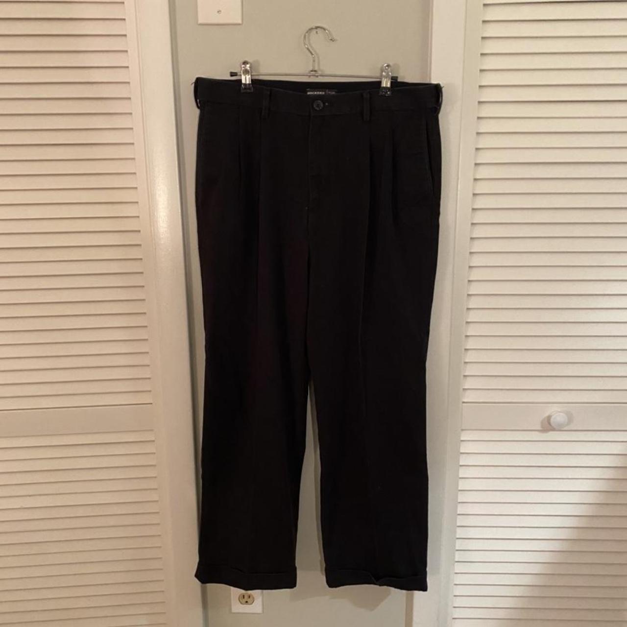 Dockers dress pants hot sale pleated cuffed