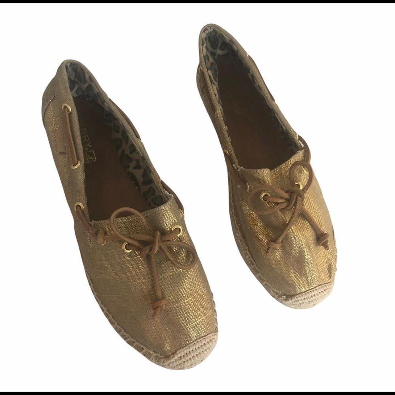 Product Image 1 - These awesome gold Sperry Espadrilles