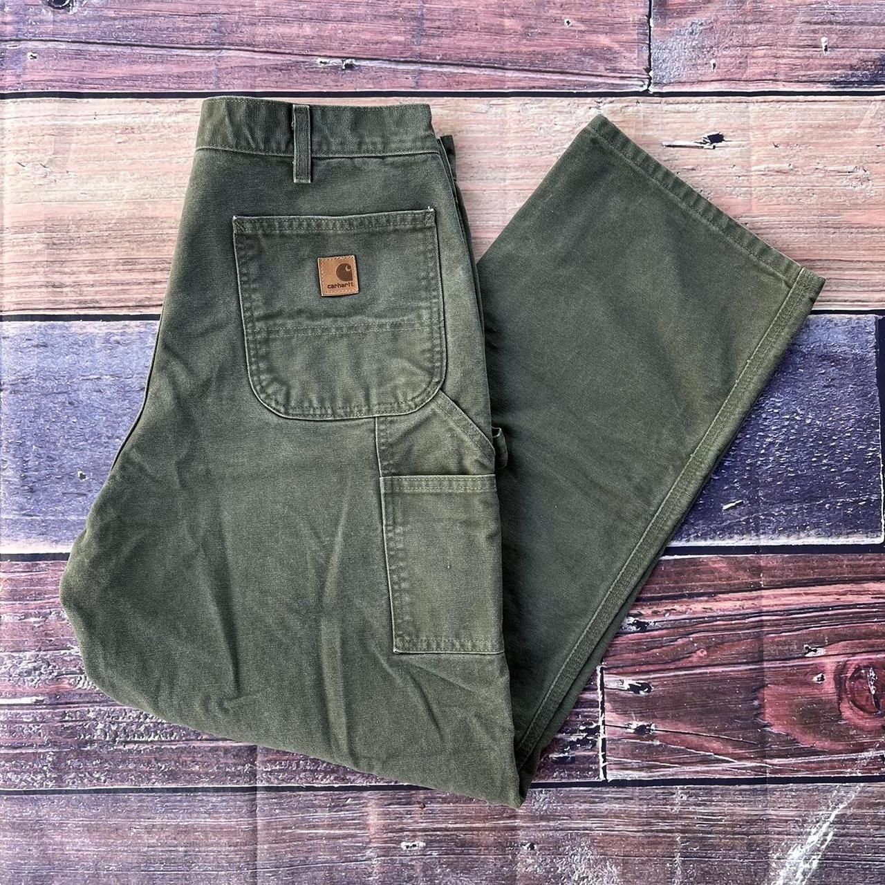 Product Image 1 - Green Carhartt Carpenter Pants Size