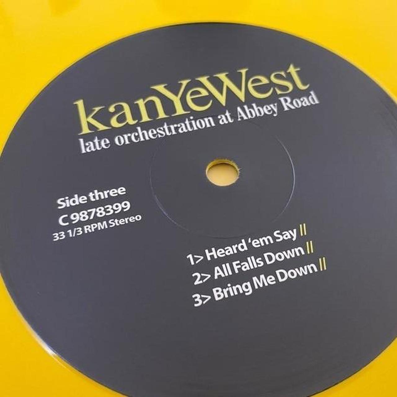 Kanye West top - Late Orchestration at Abbey Road RARE vinyl 2xLP record