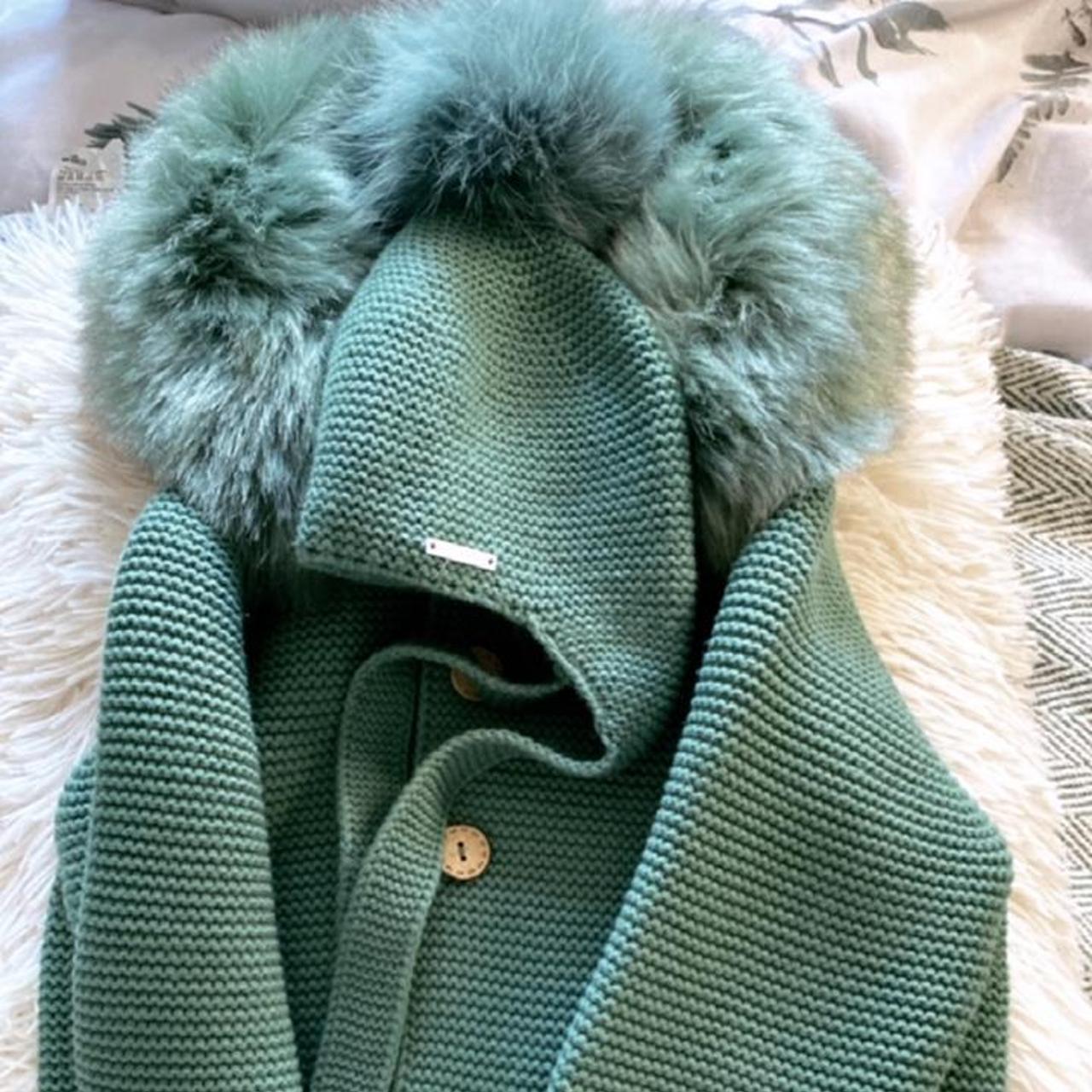 Pangasa emerald green jacket with matching hat,