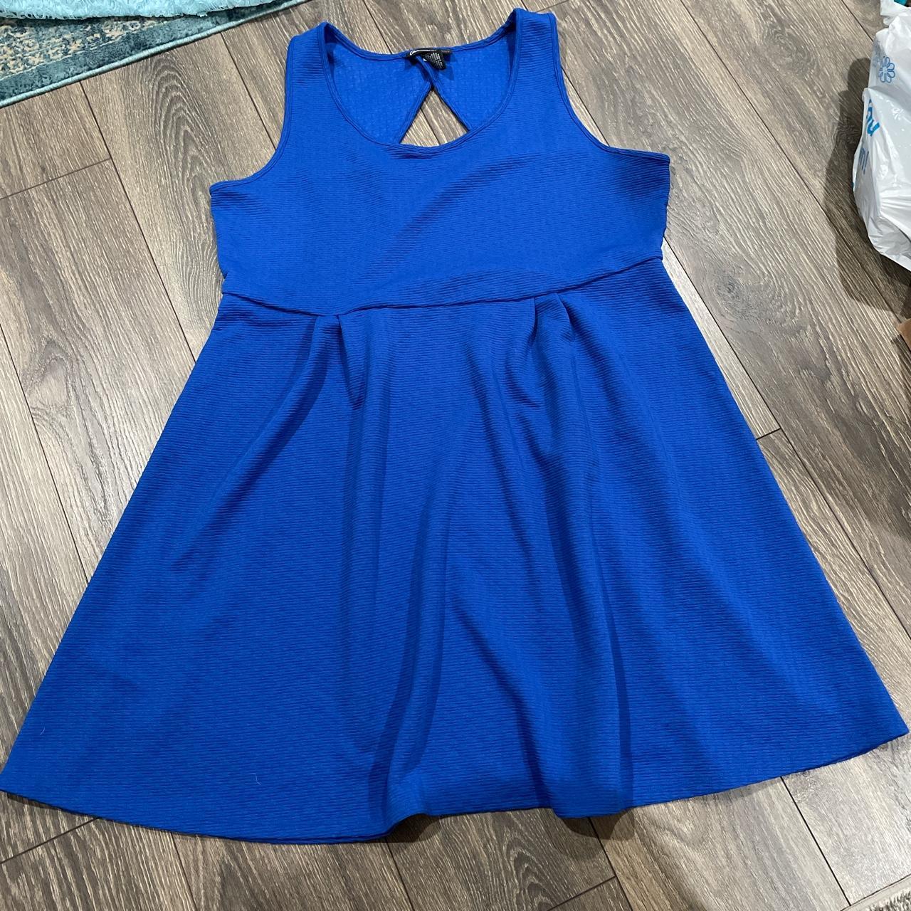 Beautiful royal blue minidress. Size 18 purchased. Depop