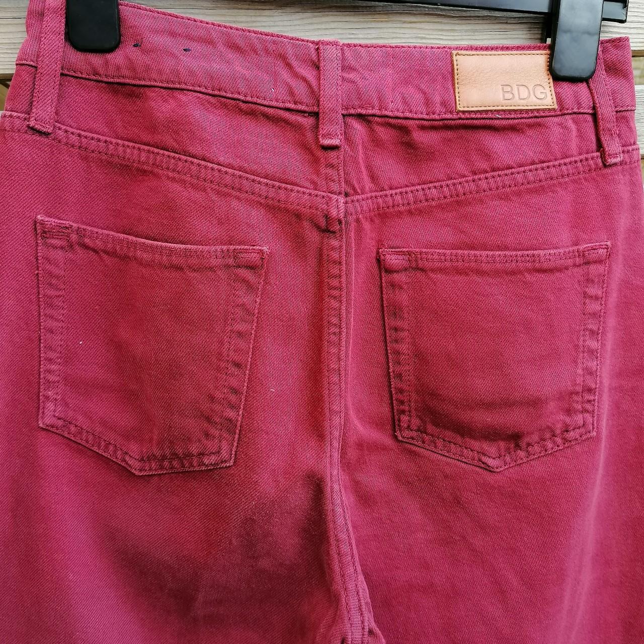 BDG Women's Red Jeans | Depop