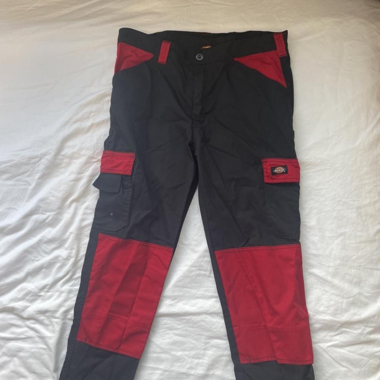 red dickies work pants