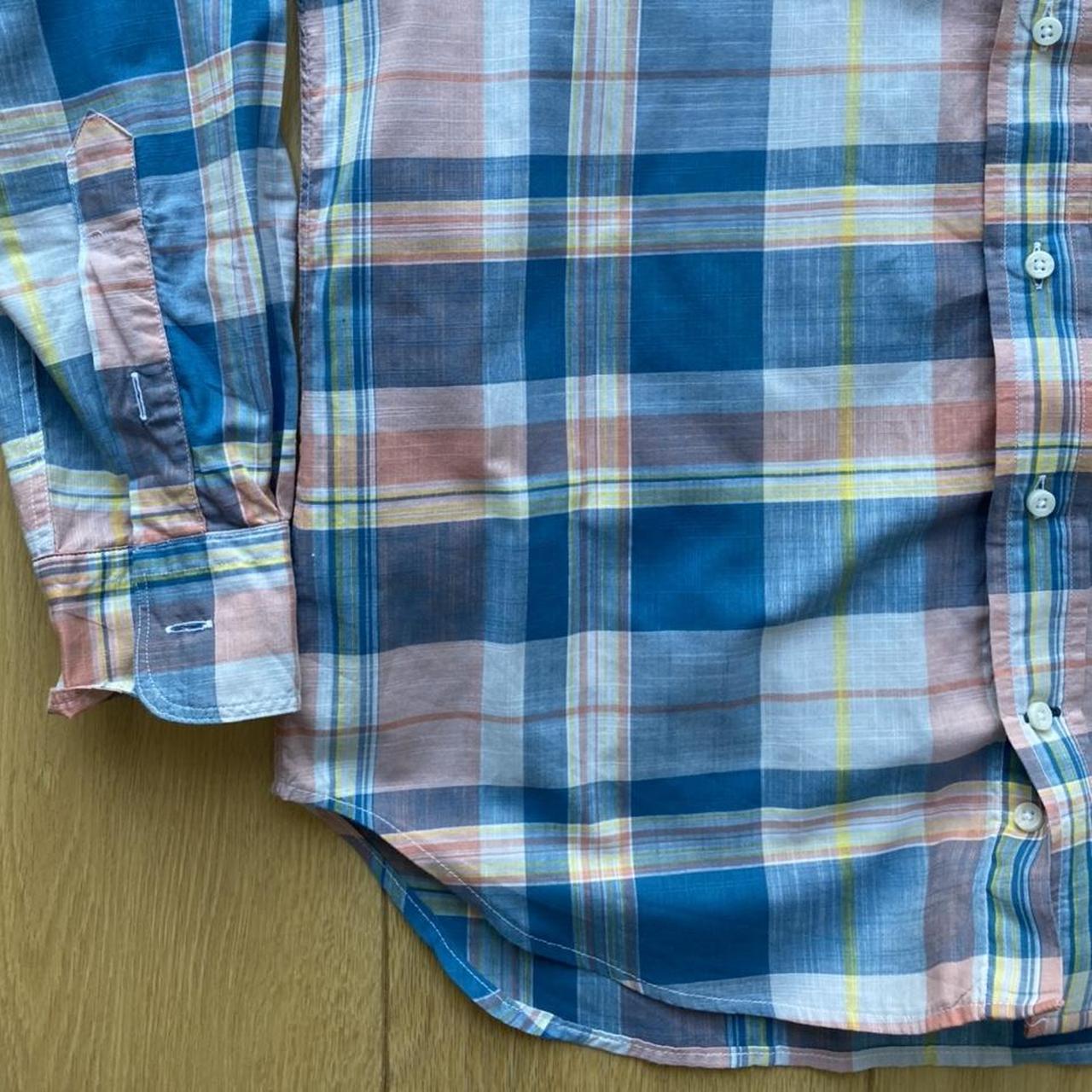 Men's Blue and Pink Shirt | Depop