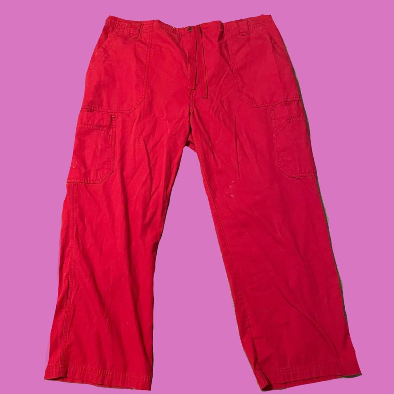 Carhart workmans red pants Pre worn but great... - Depop