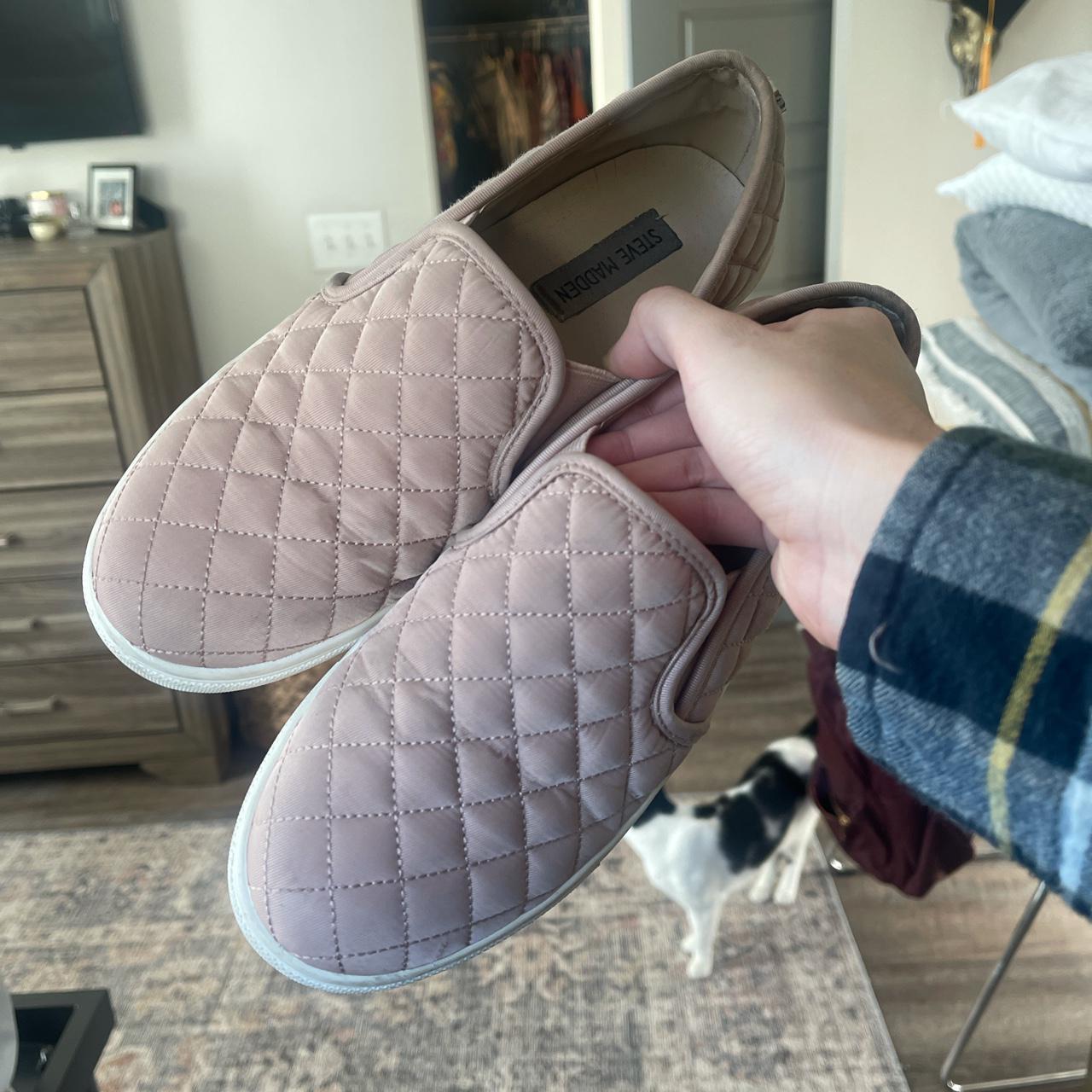 Pink Steve Madden Ecentrcq Slip ons Shoes light