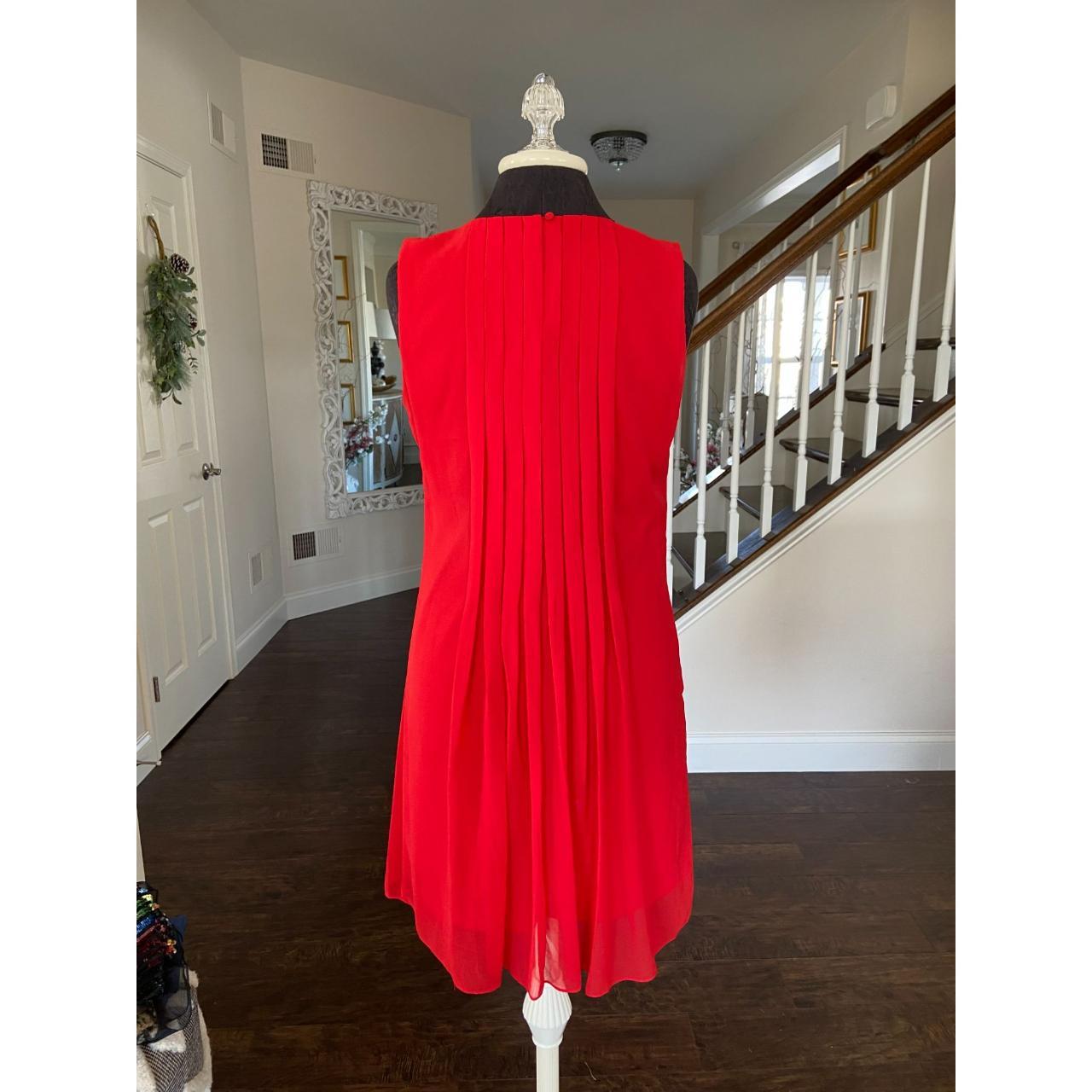 Red Calvin Klein Dress (Size 8) - Depop