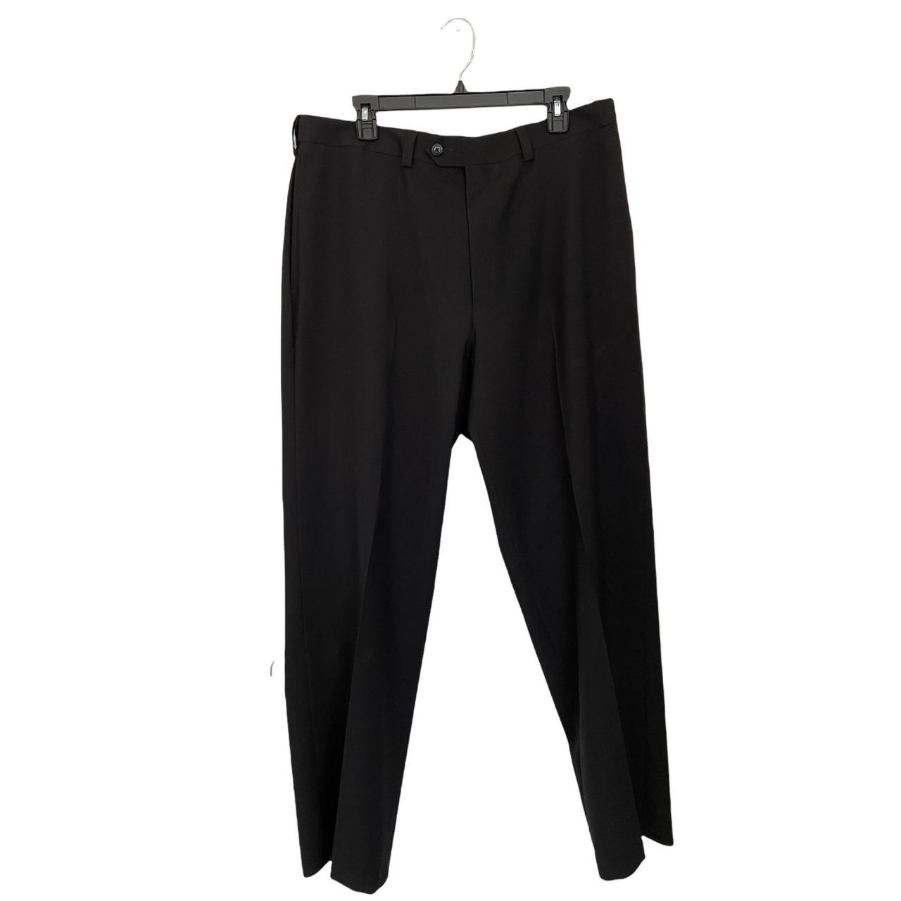 Haggar Black Dress Pants (Size 38 x 31) - Depop