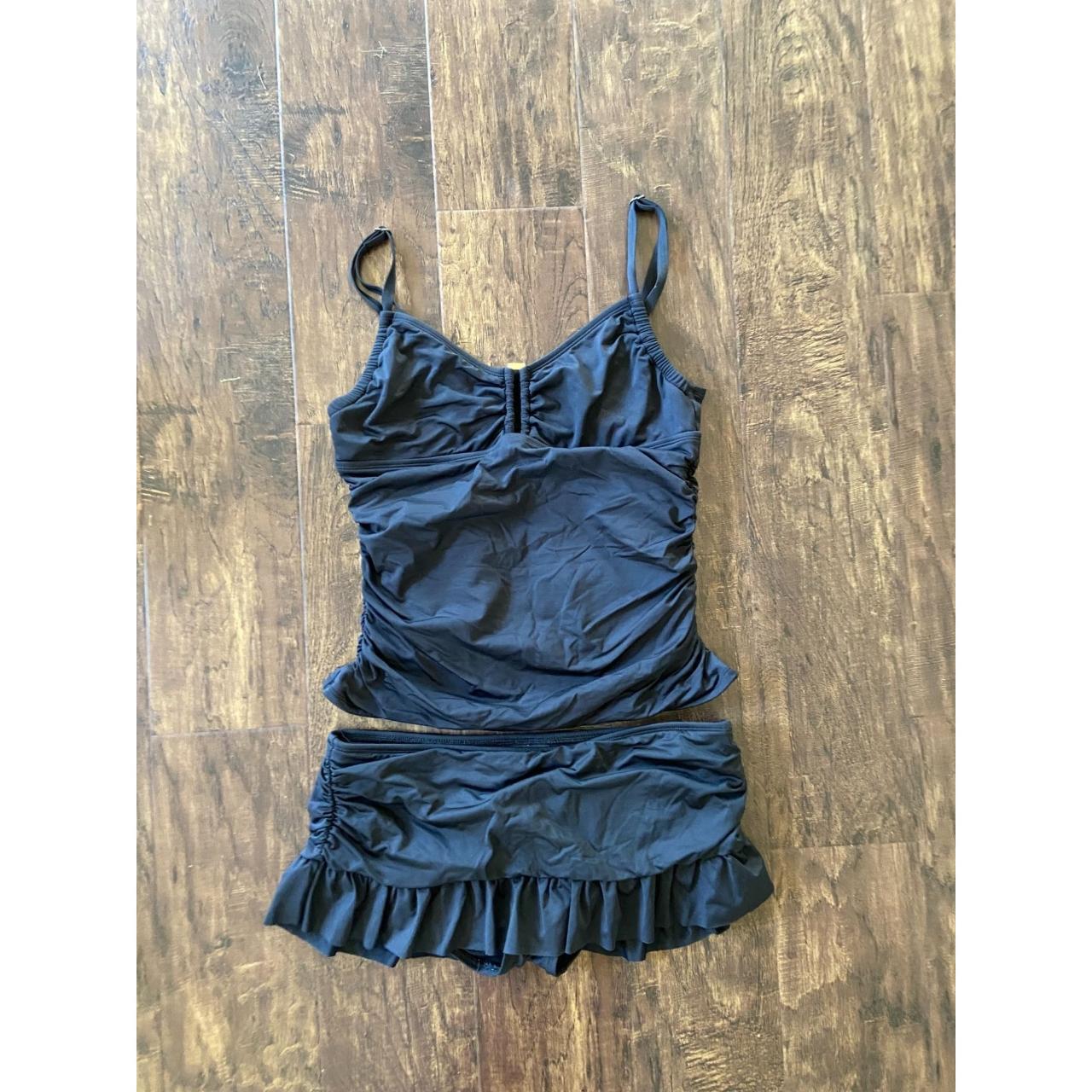 Apt 9 Black Bathing Suit Set (Size Medium) - Depop