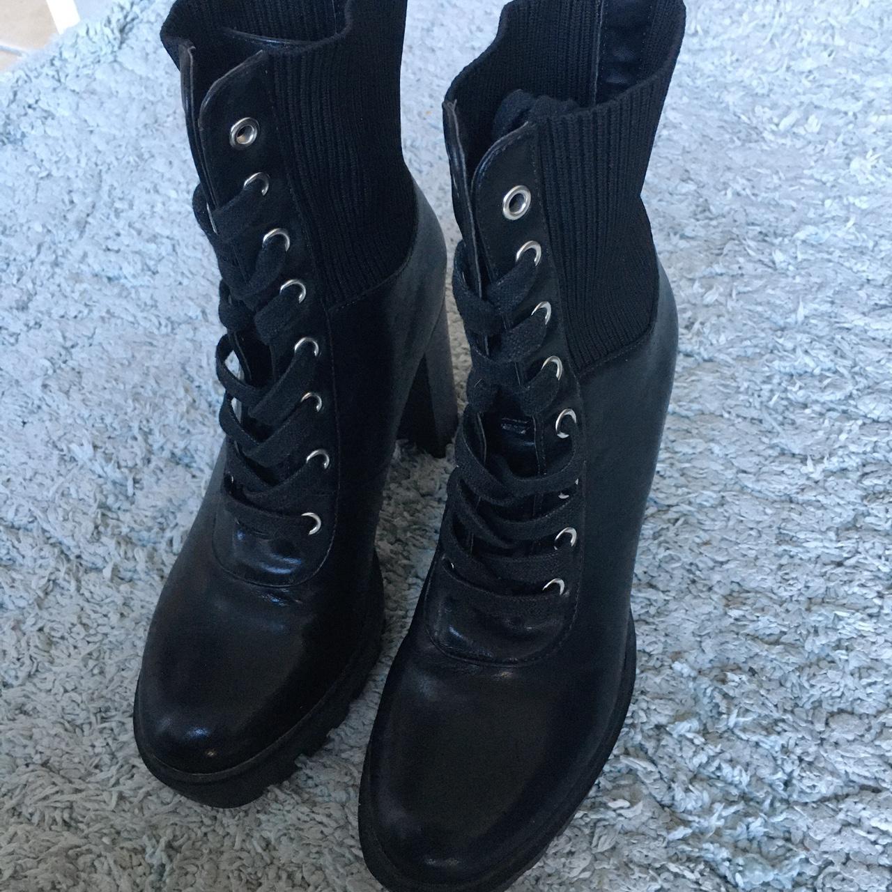 High heel combat boots clearance forever 21