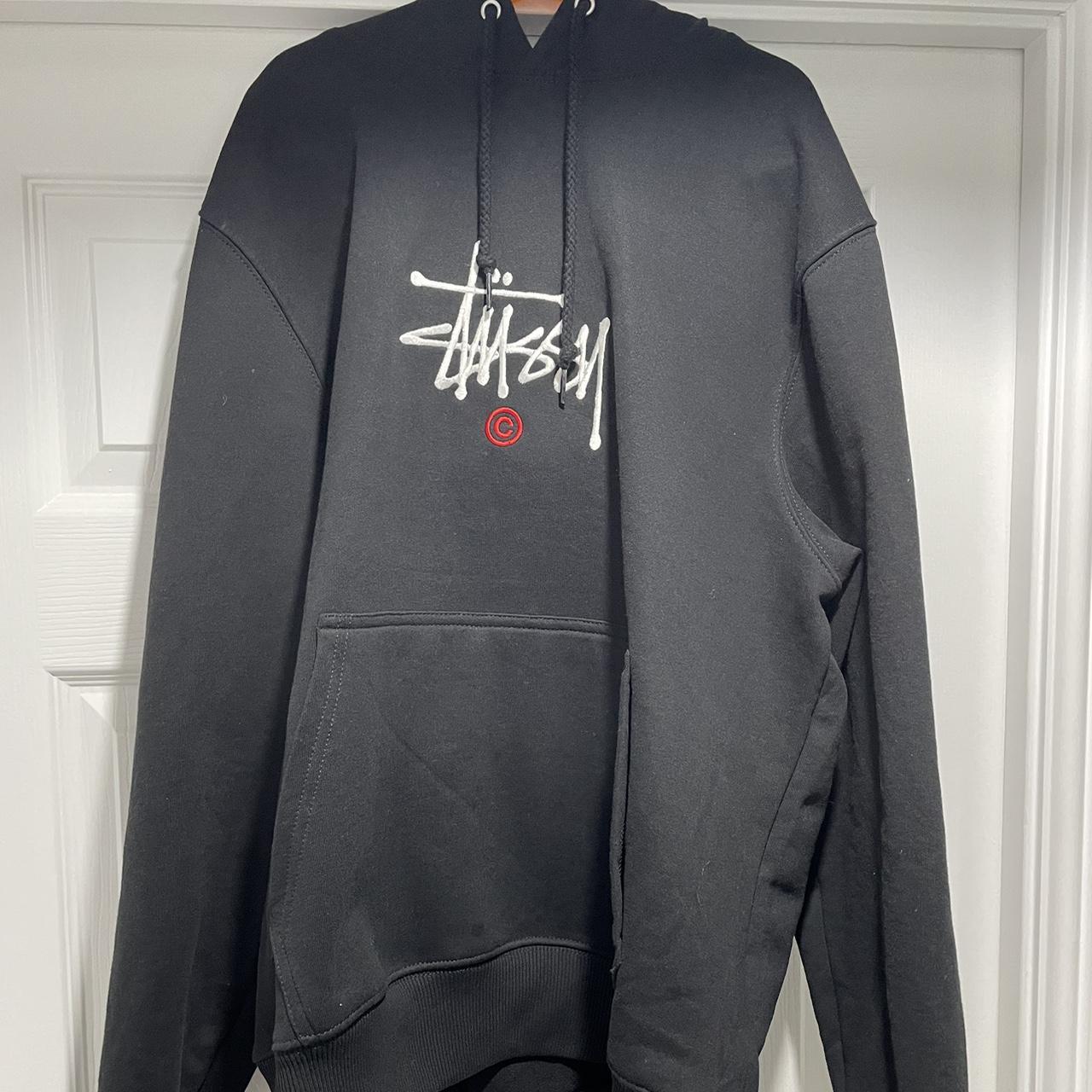 Black Stussy hoodie size small worn once selling as... Depop