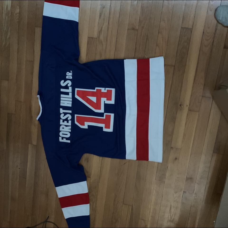 Bg Ice Hockey Jersey J.cole 14 Forest Hillsdr. Sewing Embroidery