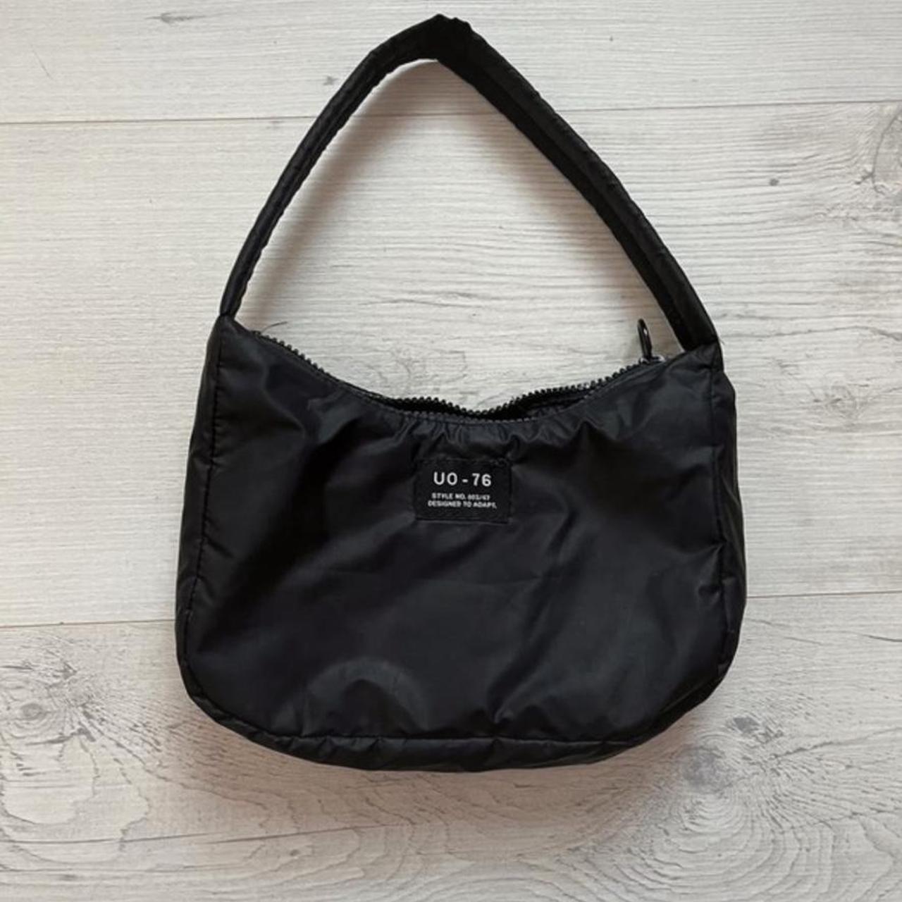 Urban outfitters black nylon shoulder bag worn a... Depop