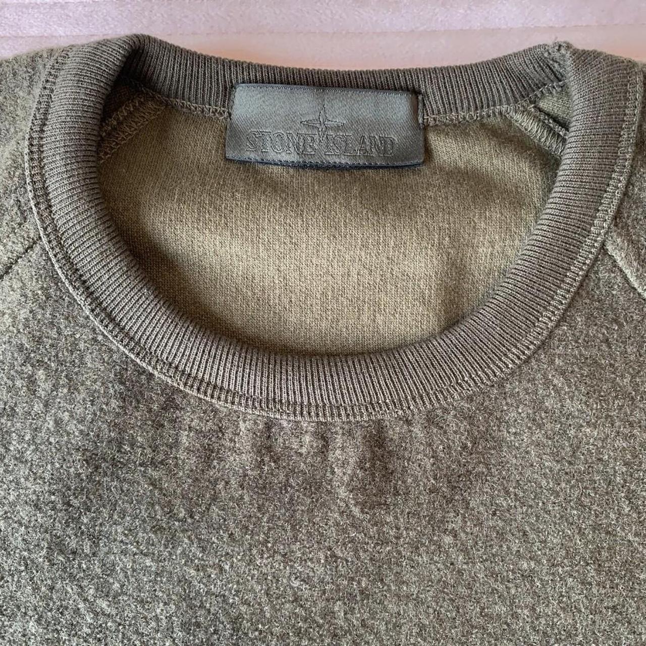 Stone Island ghost jumper in khaki green This is... - Depop