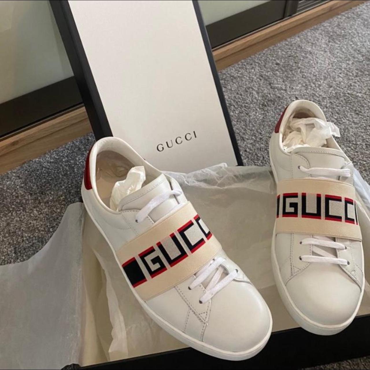 Authentic Gucci strap trainers. Literally like brand... - Depop