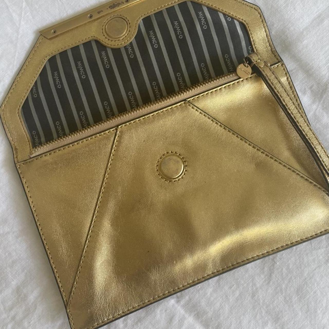 Mimco gold clutch Used a few times noticeable... Depop