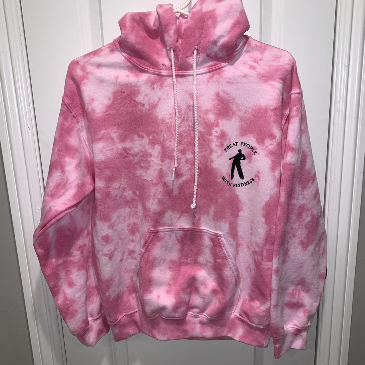 Treat people with kindness hoodie pink hot sale