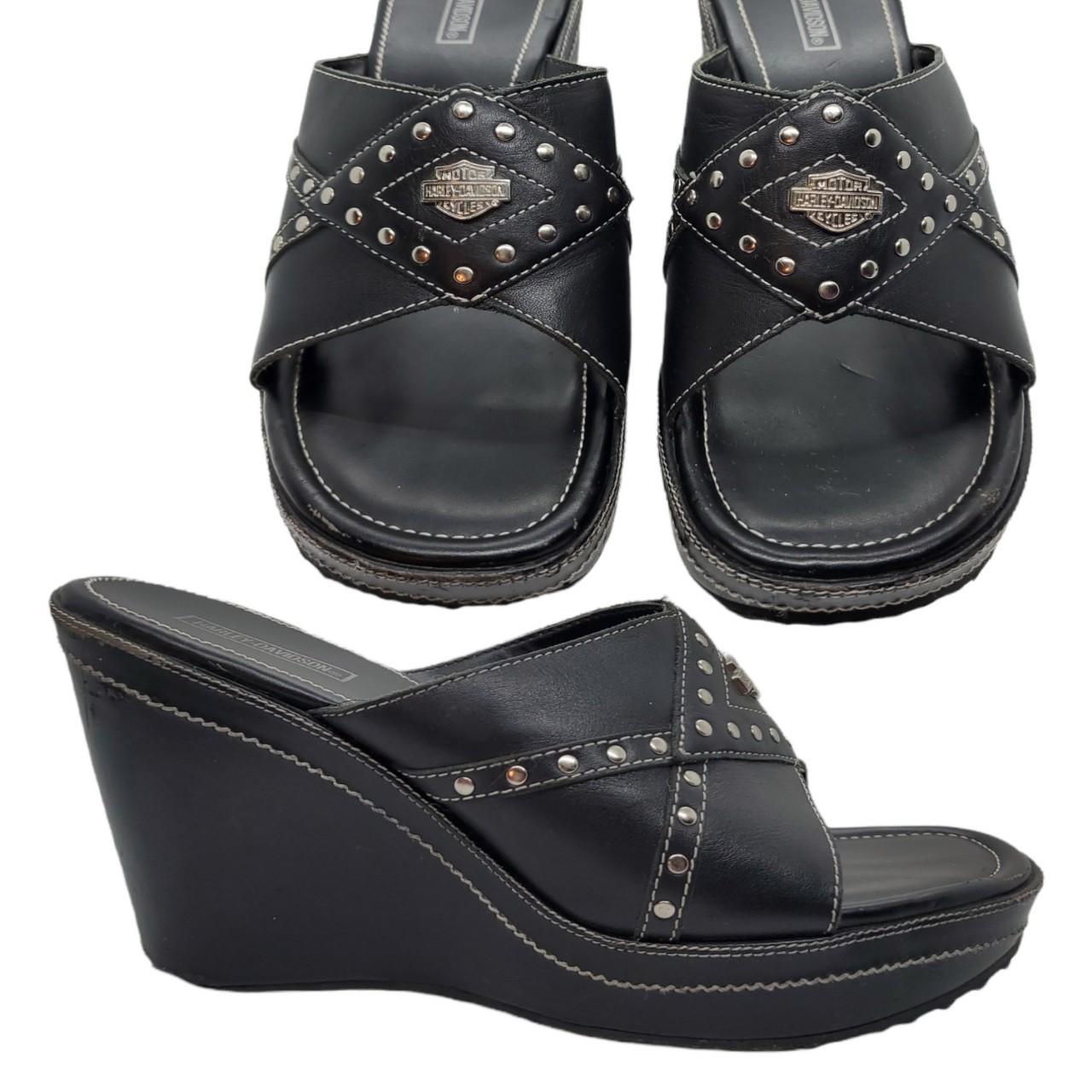 harley davidson wedge sandals