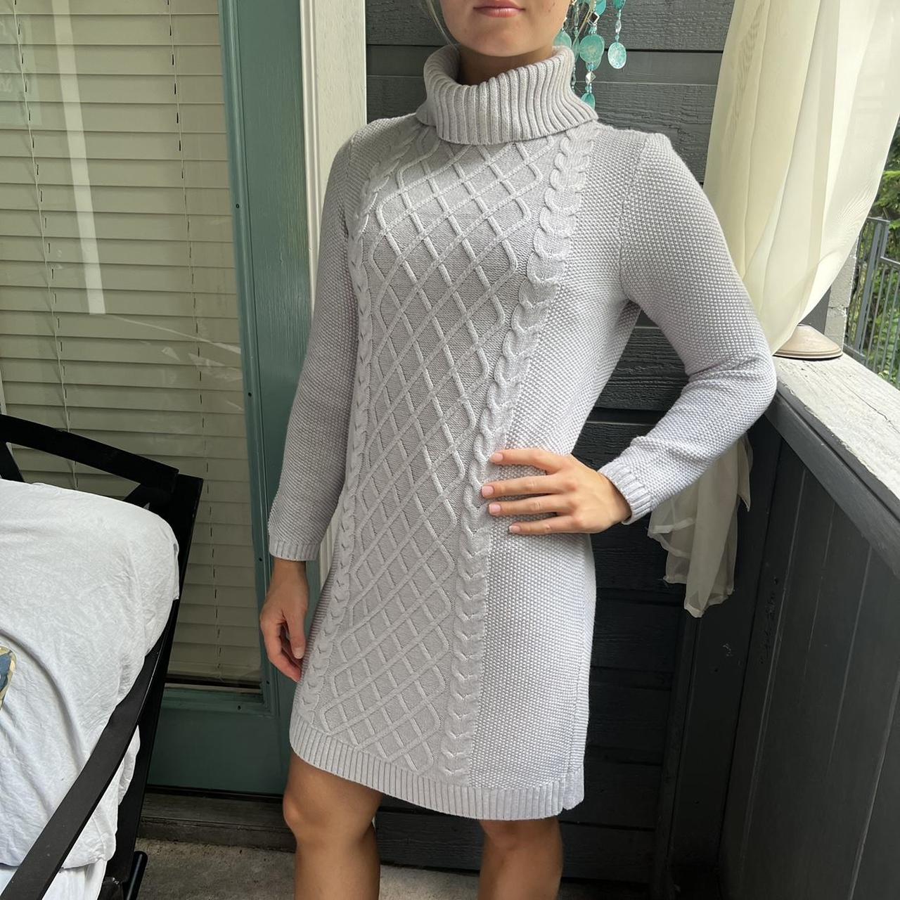 Garnet Hill merino wool/cotton sweater - Main Image