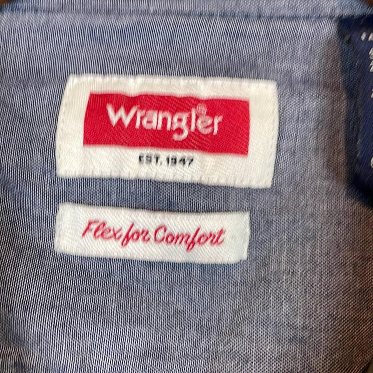 Wrangler Oversized Boyfriend Fit Sage Green Button... - Depop