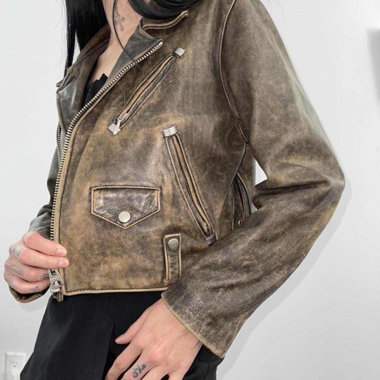 chevignon leather jacket