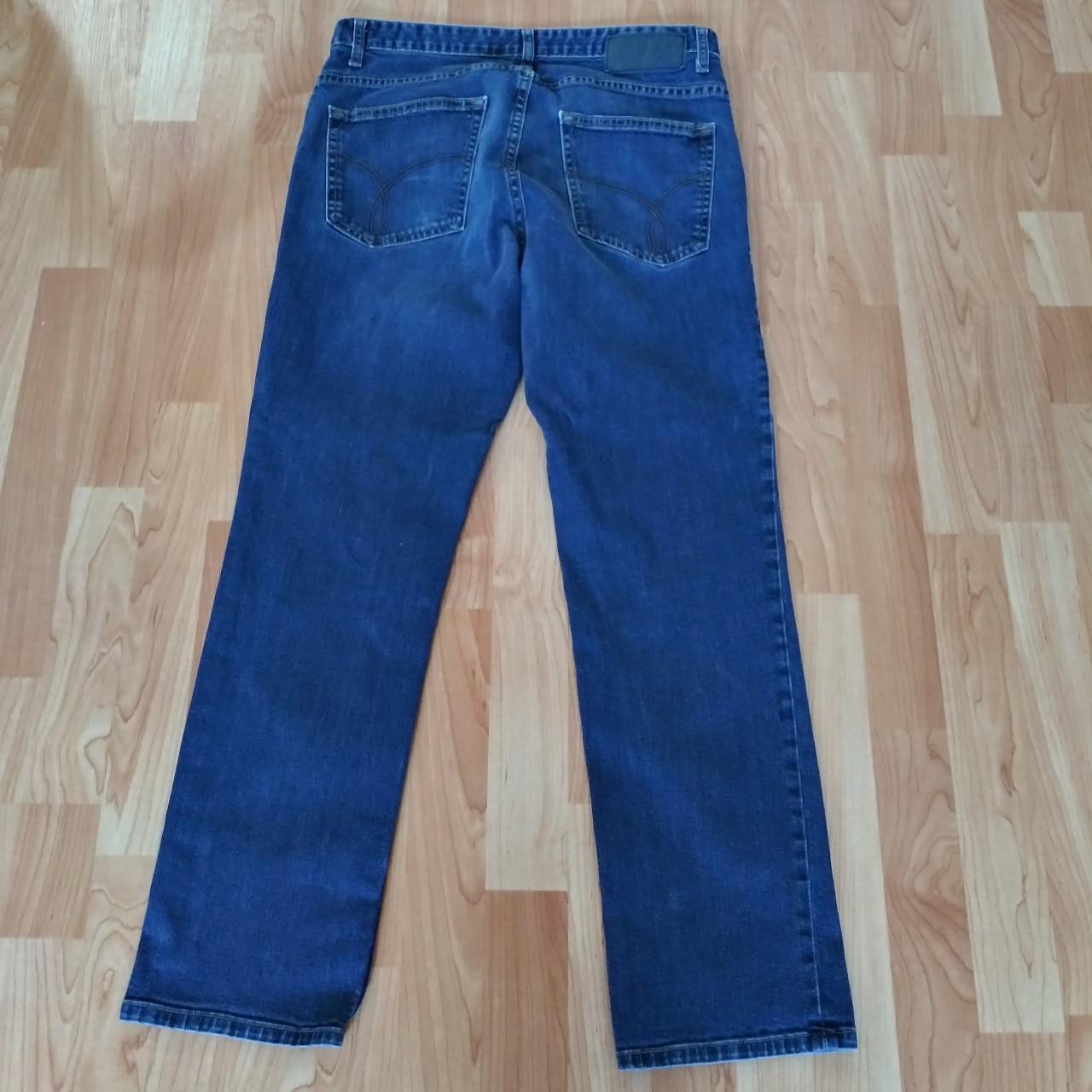 Men's Calvin Klein slim straight jeans size... - Depop