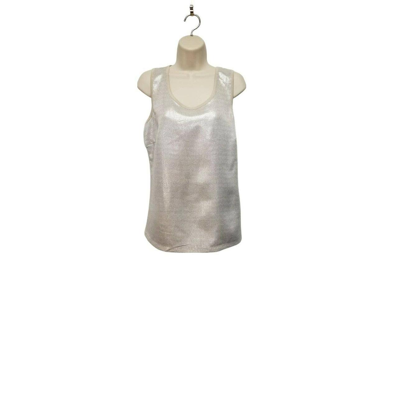 The Limited Gold Metallic Tank Top Size L This Top Depop   P0 