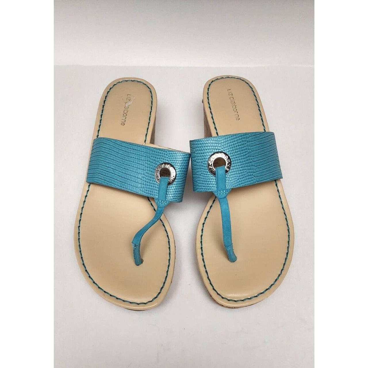 Liz Claiborne LC Women's Size 7M Lively Blue Ocean... - Depop