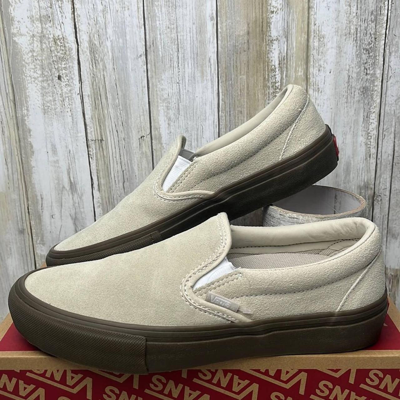 vans slip on pro oatmeal