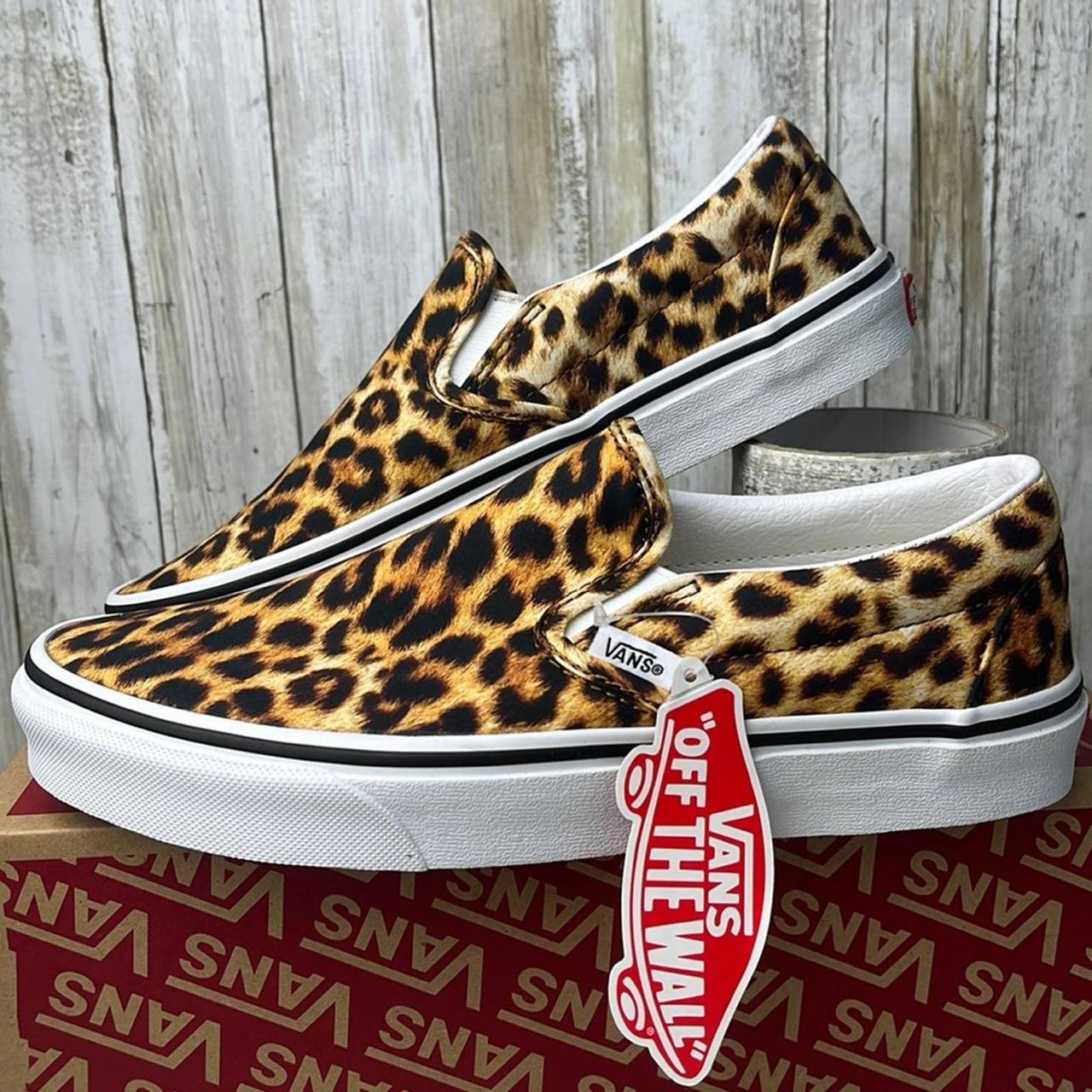 leopard vans size 7