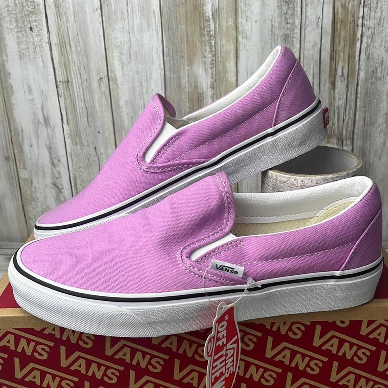 vans slip on orchid