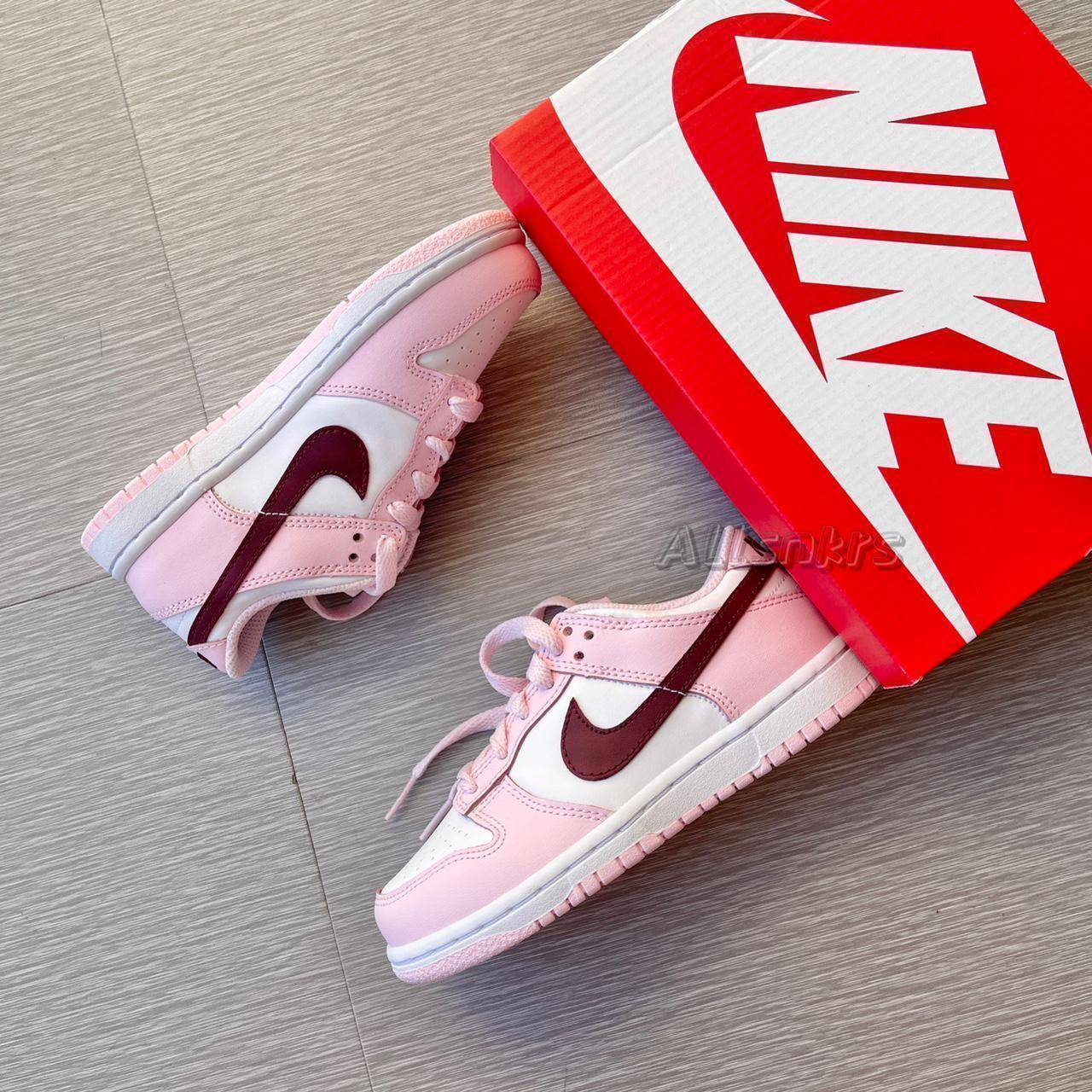 Nike Shoes Sneakers Dunk Low Pink Foam🌸 PS 12c Size... - Depop