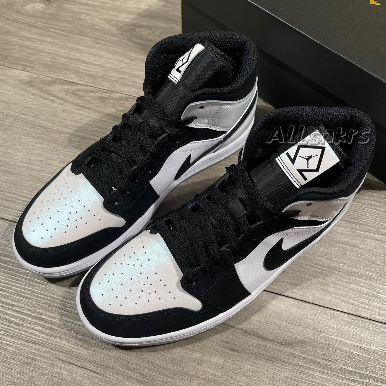 Air Jordan 1 Mid Black white Pearl 💎Rare💎 Comes in... - Depop