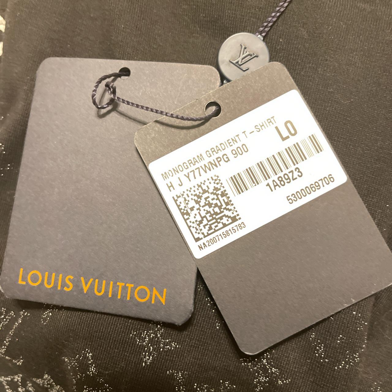 Louis Vuitton Gradient Cotton Crewneck Grey. Size M0