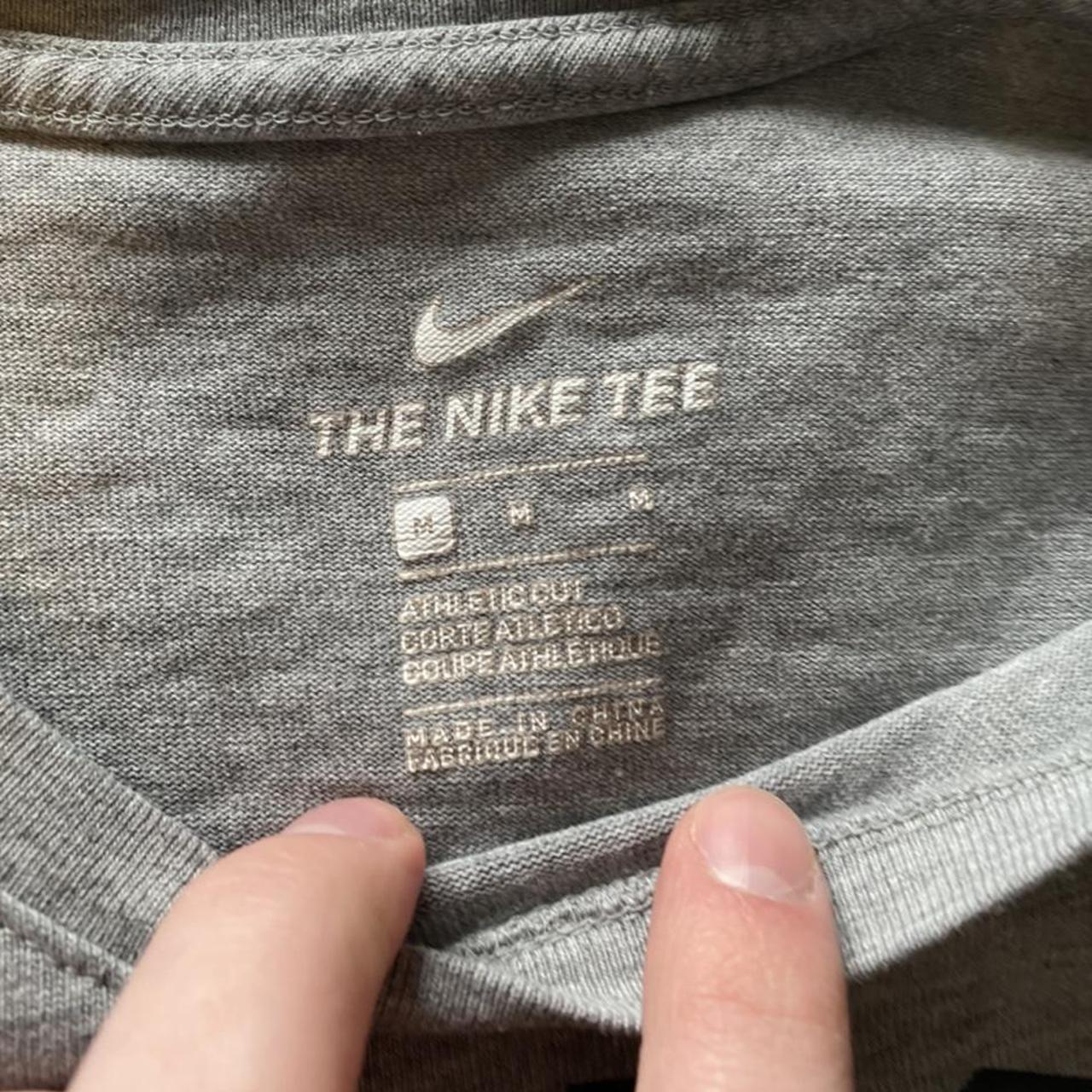 Grey and Black Nike long sleeve. In really good... - Depop