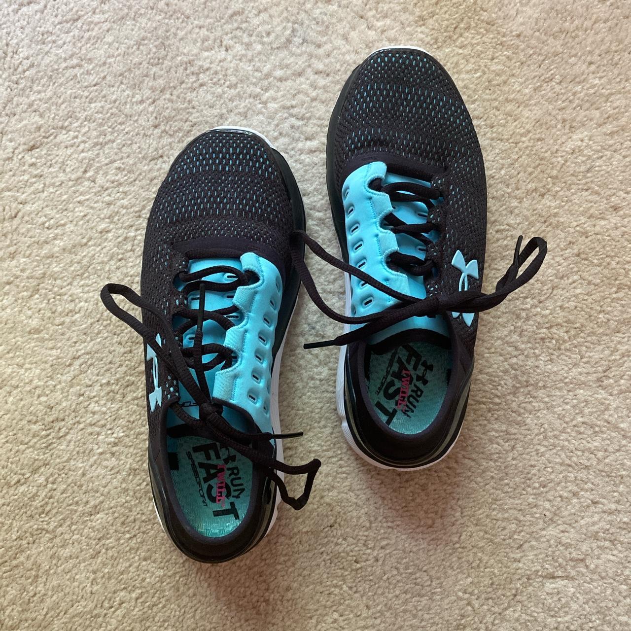 womens under armour shoes blue