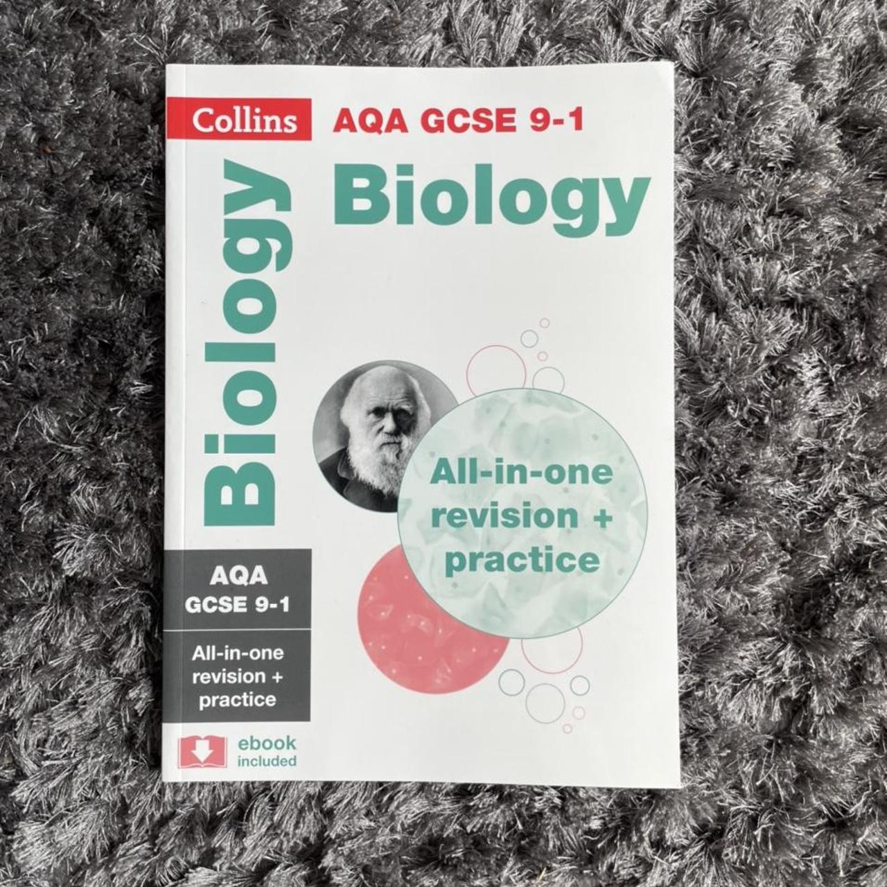 gcse aqa biology science textbook gcse aqa biology... - Depop