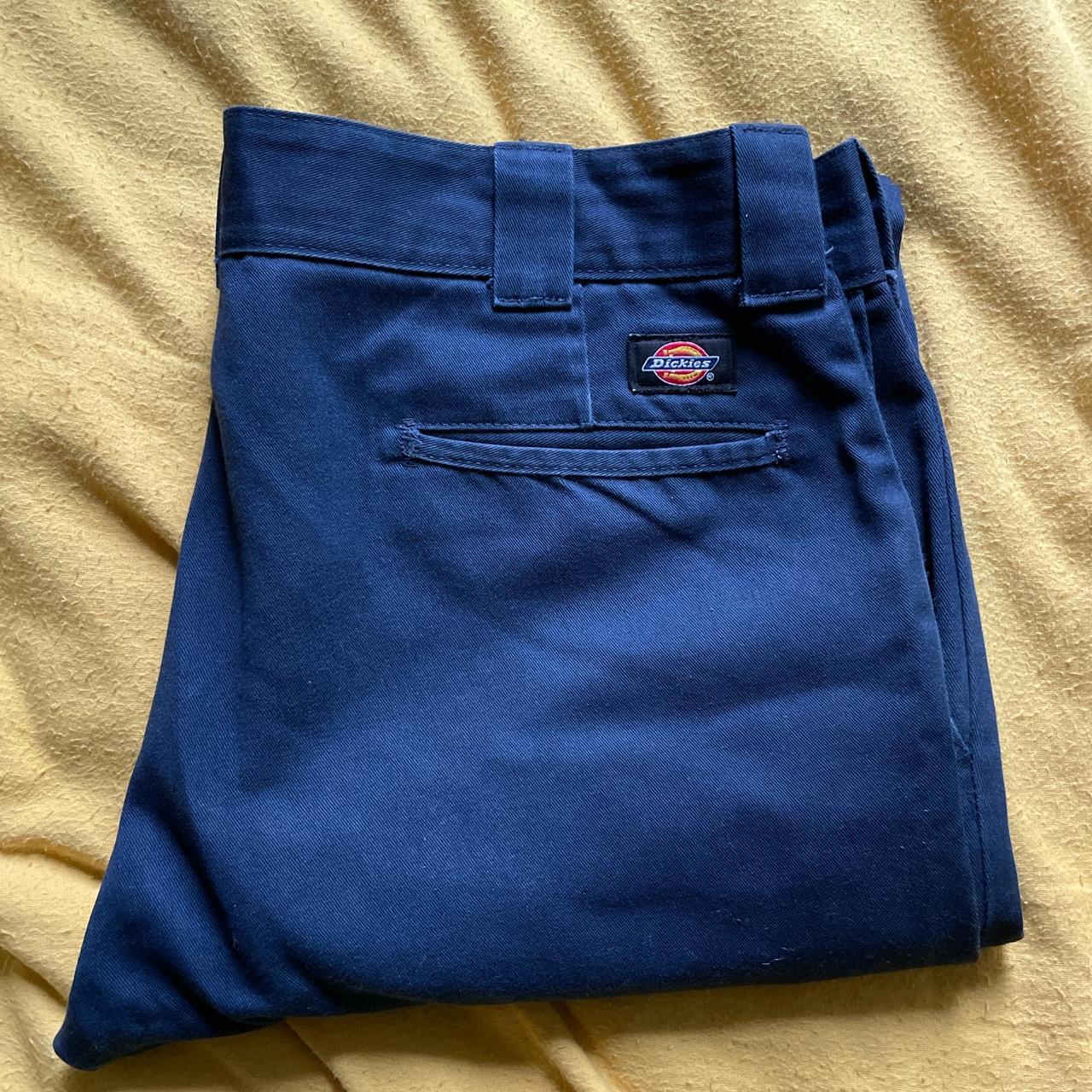 Navy dickies Slim straight fit 34” x 32” #dickies... - Depop