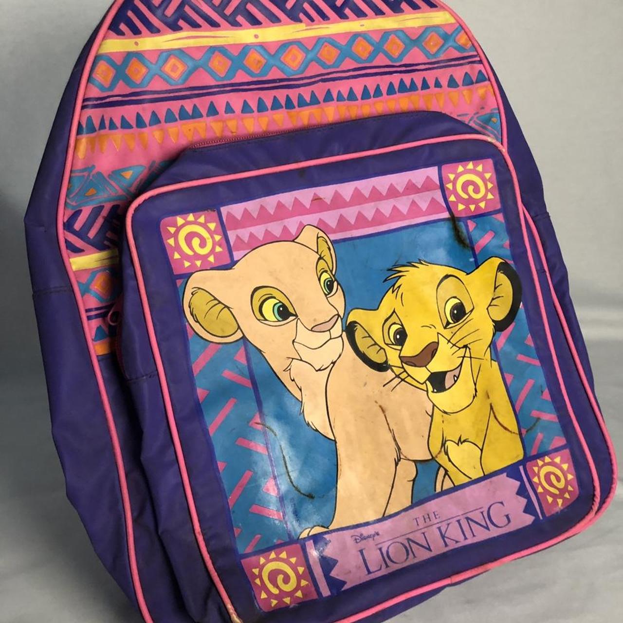 Vintage lion king clearance backpack