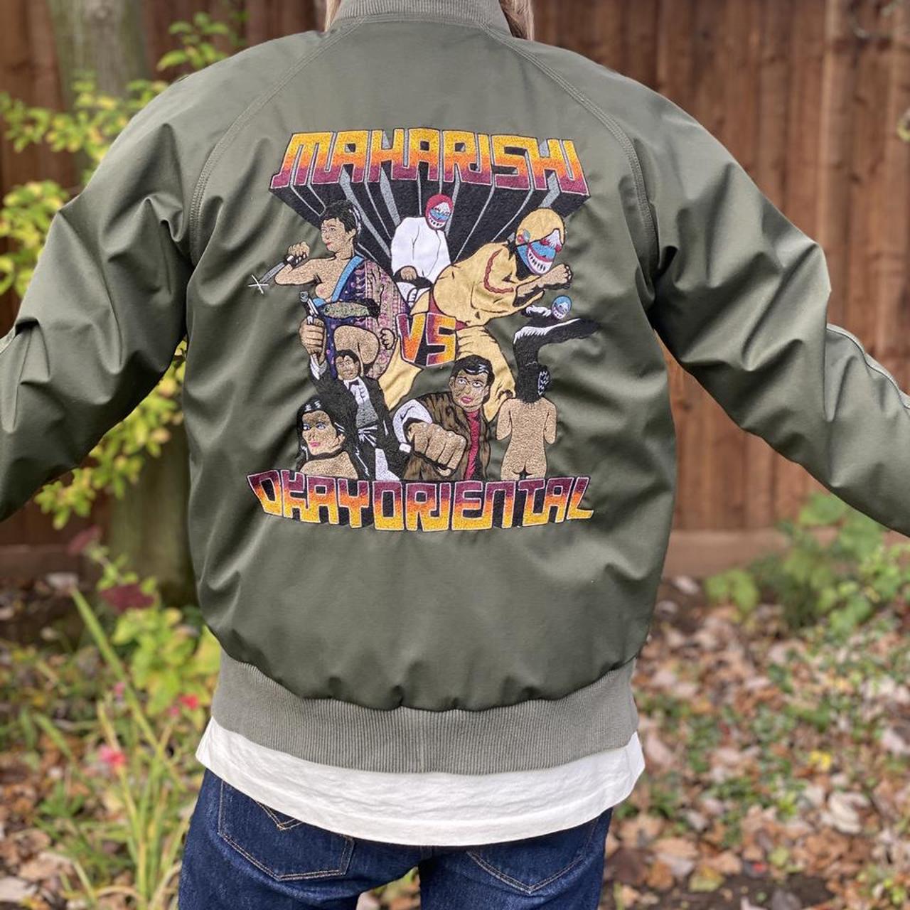 Oriental on sale bomber jacket