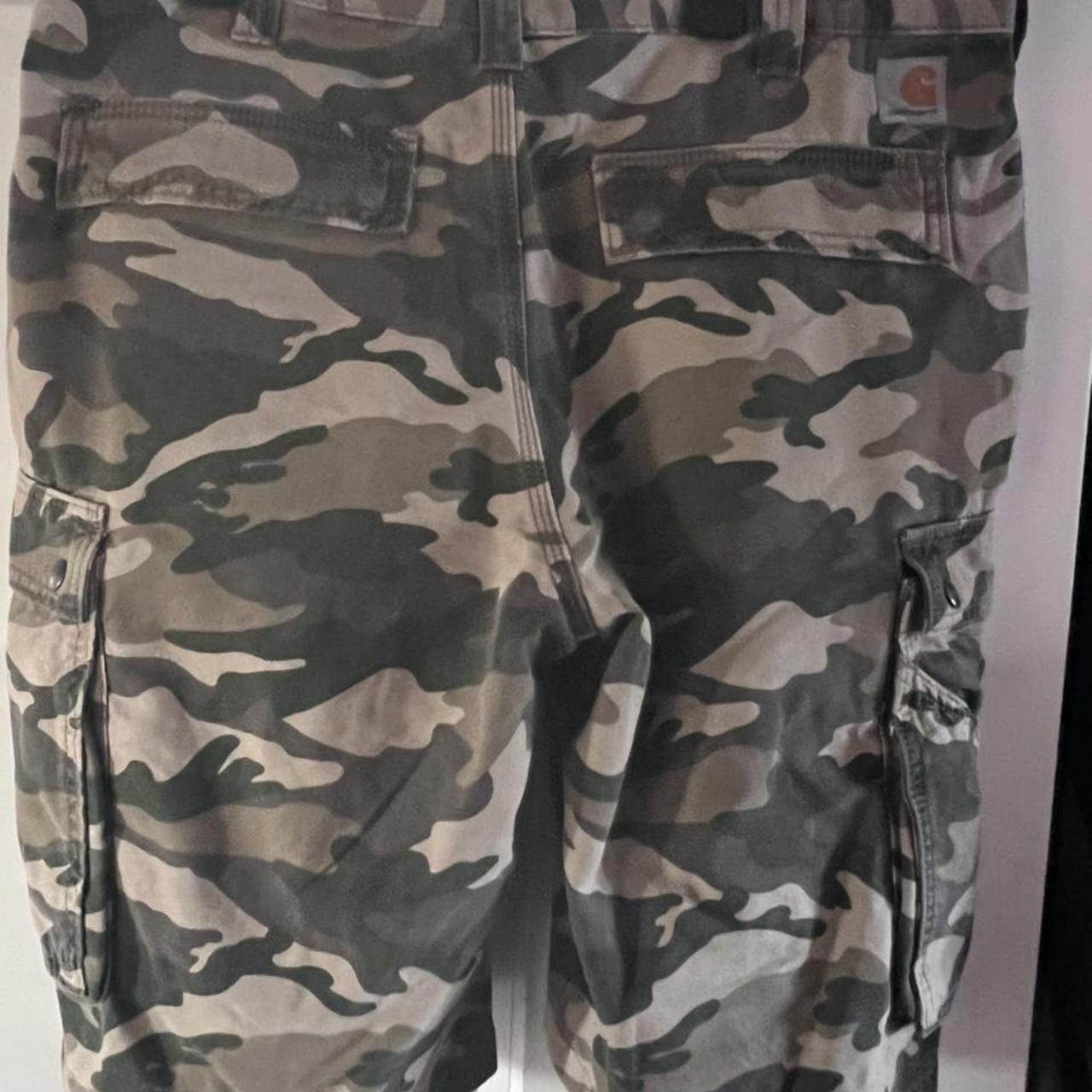 Carhartt Camo Shorts - worn once! Excellent t condition - Depop