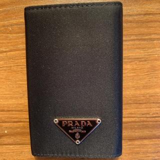 prada checkbook wallet