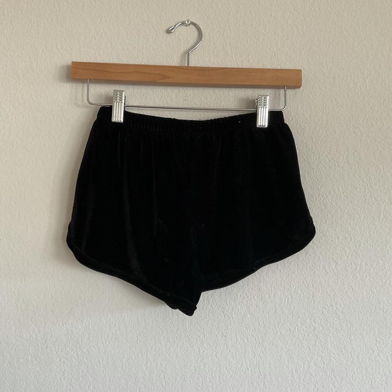 Black Velvet Lounge Shorts
