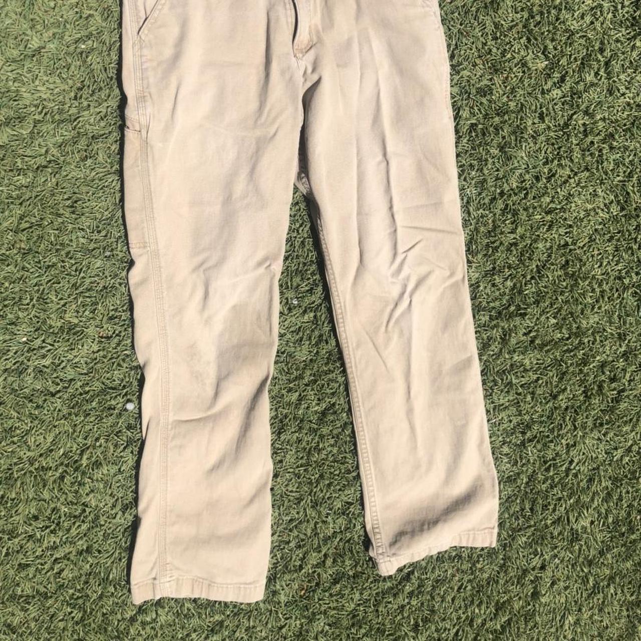 CARHARTT TAN PANTS / THICK WORKWEAR MATERIAL / 32 x 32 - Depop