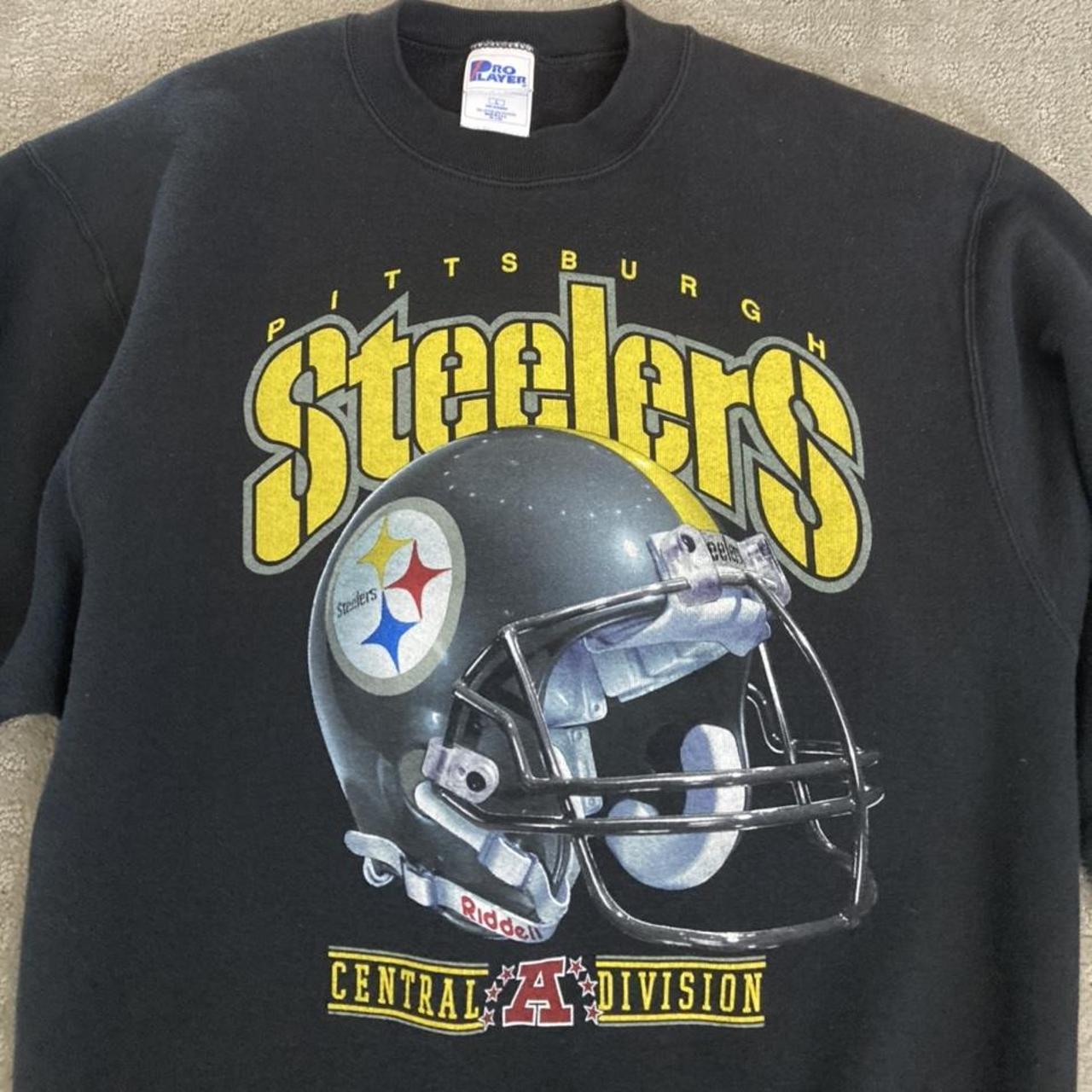 Vintage Pittsburgh Steelers big spell out sweatshirt - Depop