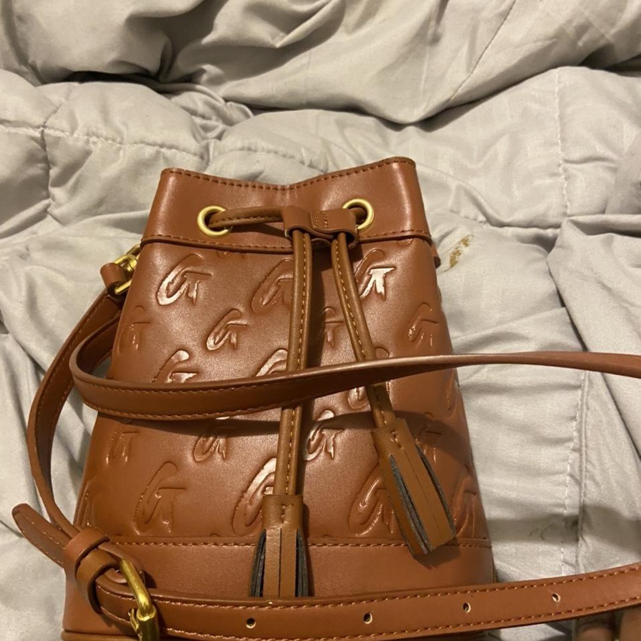 Glamaholic Lifestyle small bucket bag brown used no... - Depop