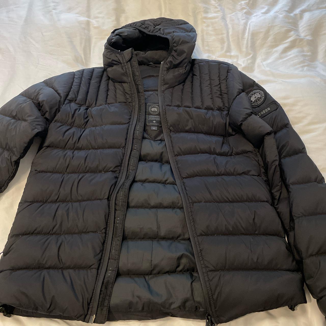 Canada Goose Puffer jacket Black out London store... - Depop