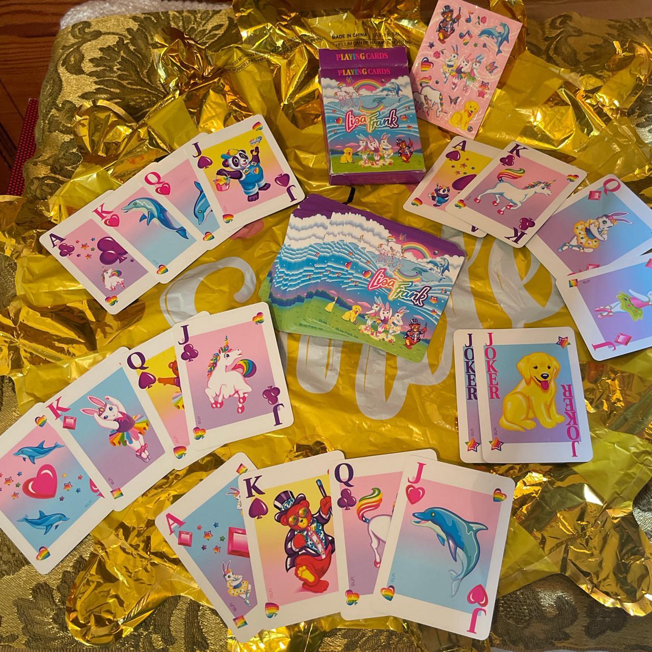 Lisa Frank Vintage Playing Cards with Original... - Depop