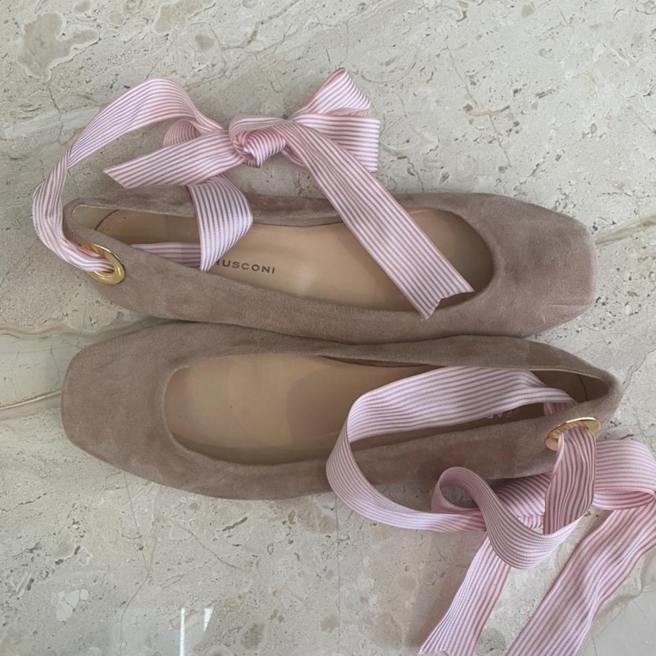 Product Image 1 - LIGHT PINK SUEDE TIE UP
